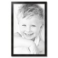thumbnail image 2 of ArtToFrames 25" x 40" Honors Black with Silver Picture Frame, 25x40 inch Black Wood Poster Frame (WOM-5157),  Pack, 2 of 7