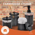 thumbnail image 2 of Set de accesorios de baño Autumn Alley Farmhouse Matte Black, 2 of 9