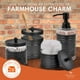 thumbnail image 2 of Set de accesorios de baño Autumn Alley Farmhouse Matte Black, 2 of 9