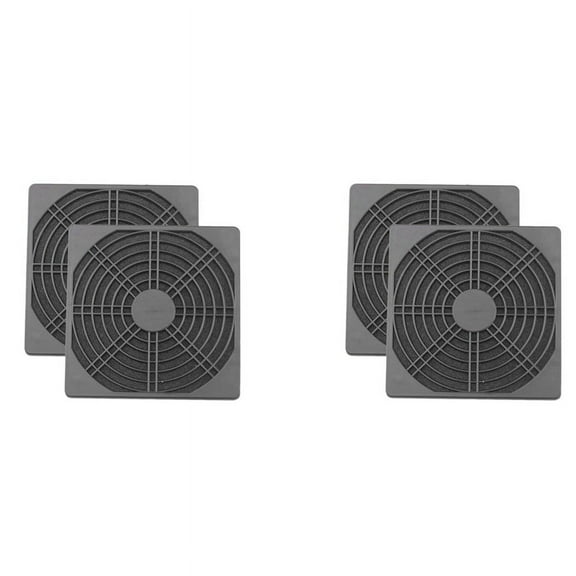 4 Pcs ABS Computer Ventilator Grill 120mm Fan Filter Fan Mesh Cover Tool-Free Fan Strainer