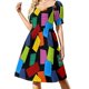 thumbnail image 1 of s Doors Vestido de manga corta Ropa de mujer vestidos elegantes para mujer Vestidos de noche, 1 of 6