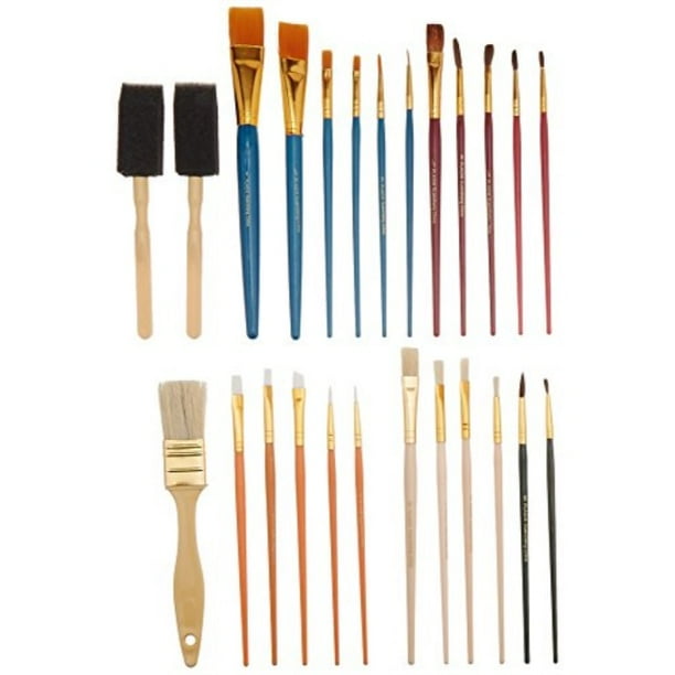 Plaid Paint Brush Super Value Pack, 25 Piece