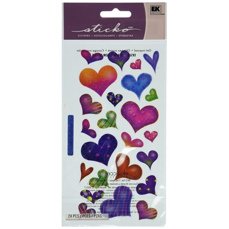 Sticko Stickers - Sparkle Hearts