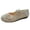 Beige, variant on Womens Orthopedic Walking Shoes Mesh Knitted Wide Walking Shoes for Women Adjustable Upper Non- Sole Shoes for Women Sneakers Breathable Hands Free Mary Jane Flats Women Go Walk Shoes