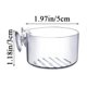 thumbnail image 1 of Maceta decorativa para acuario, maceta acrílica para plantas acuáticas, minijarrón para jardinería, comedero para lombrices rojas para pecera con soporte de ventosa, 1 of 6