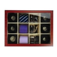 thumbnail image 6 of Tie Display Case for 12 Ties, Belts, and Men's Accessories Black Carbon Fiber Storage Box, 6 of 6