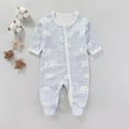 thumbnail image 3 of Tiijoy Jumpsuit Baby Boy Girl Long Sleeve Romper Soft Sleeper, Sizes 0-3M, 3 of 3