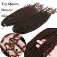 thumbnail image 5 of SEGO Curly Faux Locs Crochet Hair Goddess Locs Crochet Hair Extensions Hippie Locs Synthetic Braids Boho Style, 5 of 7