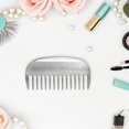 thumbnail image 1 of CATIEBYE Aluminum Pet Hair Removal Massage Comb Portable Wide Tooth Tool For Cats 1Pack, 1 of 6