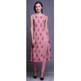 thumbnail image 4 of Bimba Sleeveless Kurta Printed Women Straight Kurti Indian Summer Clothing, 4 of 6