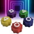thumbnail image 2 of Gonggi Korean Game Korean Traditional Play Game 5PCs Gonggi Korean Game Gonggi Jack Stone Pebbles Set Round Case Game Player Squid (Squid01 Gonggi Korean Game), 2 of 8