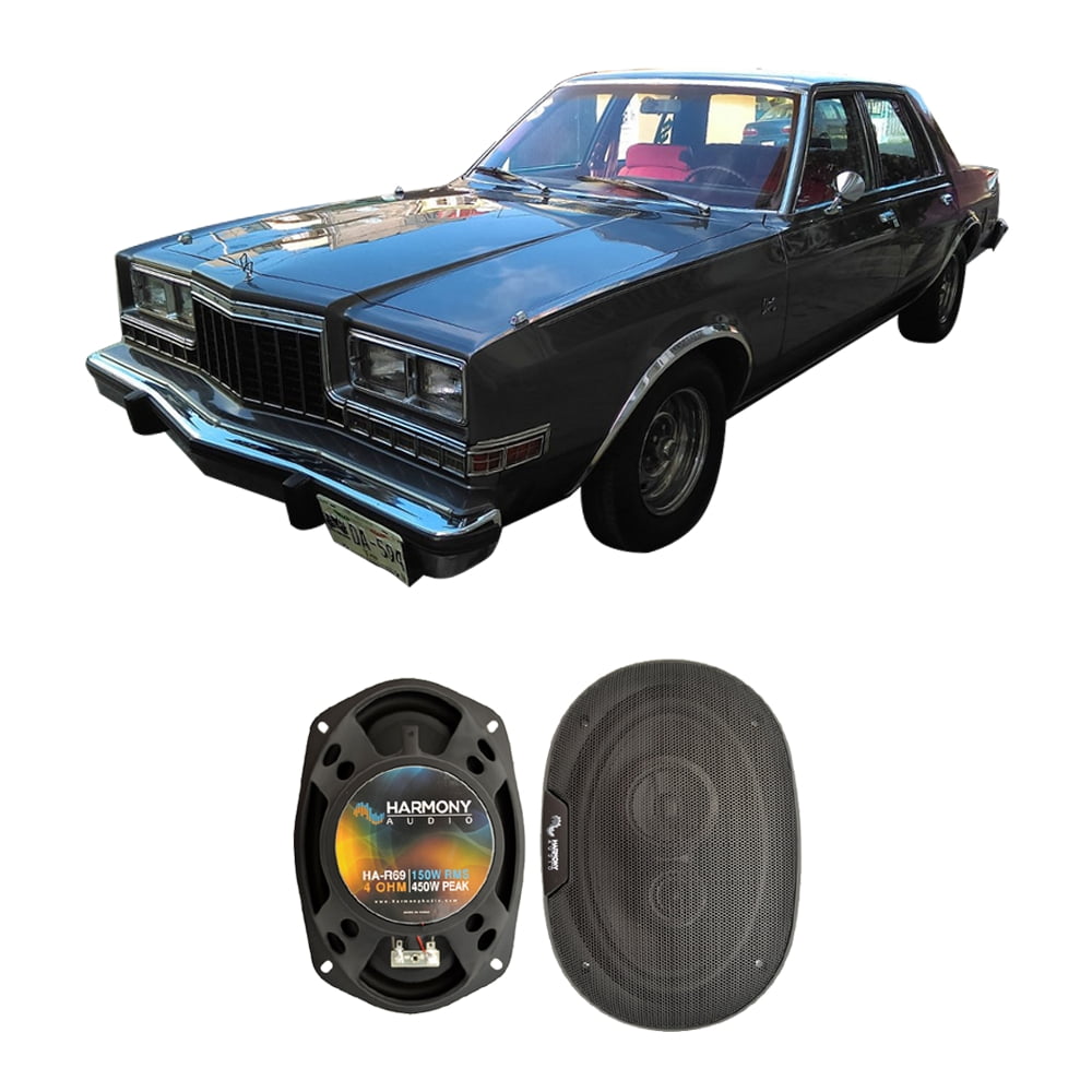 Fits Dodge Diplomat 1980-1983 Rear Deck Replacement Harmony HA-R69 Speakers New - Walmart.com