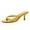 Yellow, variant on NOKIO Women Stiletto High Heel Peep Open Toe Sandals Slingback Slip-on Wedding Office Cute Basic Sandals Women Sandals Middle Heel Thongs Solid Color Cross Strap Casual
