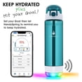 thumbnail image 6 of HANDYSPRING - 26 oz Smart Water Bottle with Reminder to Drink Water - Rechargeable - Switchable Lights and Sounds, Water Tracker with Straw, Track Your Sips, Smart Hydration Reminder (Green), 6 of 8