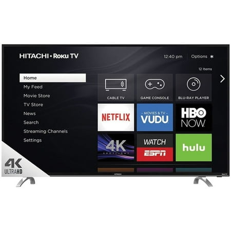 Hitachi(R) 43R80 43" 4K Ultra HD LCD TV with Roku(R)