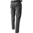 thumbnail image 4 of Ma Croix Mens CARGO PANTS with Utility Belt Lightweight Relaxed Straight Fit Twill Cotton Work Outdoor Tactical, 4 of 8