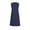 Navy, variant on HBBIKVI Snap Closure Midi Dress for Women Summer Sleeveless A-Line Dress with Front Snaps,Side Pockets,and Flowy Comfortable Fit for Summer Casual Wear