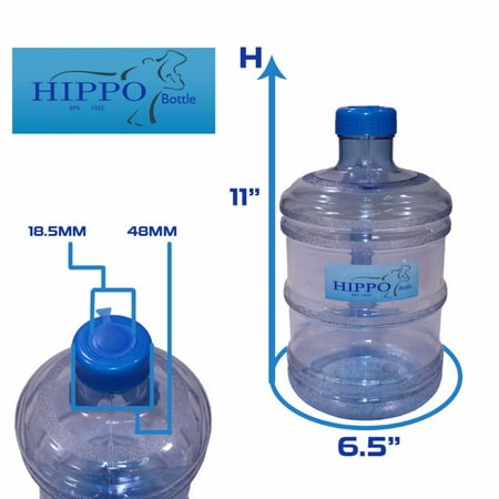 EliteMailers Eco Friendly 1 Gallon BPA FREE Reusable Plastic Drinking Water Bottle Jug Container Drinking Canteen Perfect For Outdoor Sports Gym