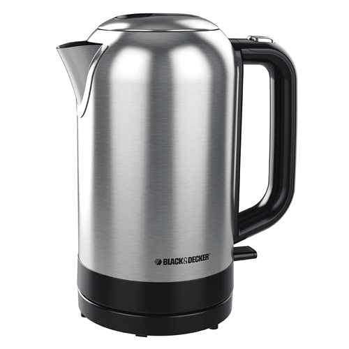 Black and Decker Refurbished Kettle Stainless Steel 1.7L KE2001SD