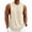 Beige_009, variant on Relaxed Fit Sleeveless Muscle Top for Men, Wide Armhole Crew Neck Tank Shirt for Workouts, Layering and Streetwear Beige 2XL
