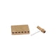 thumbnail image 4 of Advancent Tremolo Bridges Instrumento exquisito Reemplazo de piezas resistentes al desgaste Puente de guitarra eléctrica Bloque de latón Accesorios para instrumentos musicales, 4 of 6
