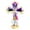 Multicolor, variant on 5.8inch Clear Crystal Cross Decor -Handmade K9 Glass Religious Figurine Standing Tabletop Decor for Home Altar,Wedding Centerpiece,Church & Office,Christian Gift for Women Men (Multicolor)