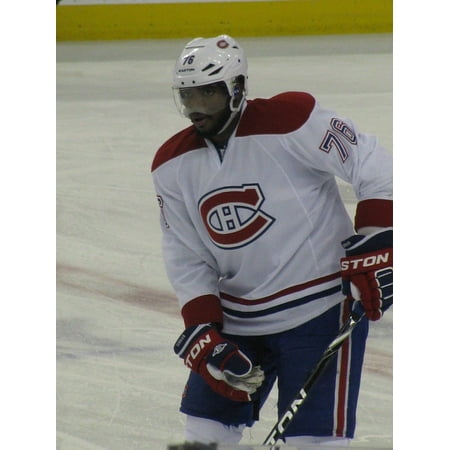 Canvas Print Montr??al Player Hockey Subban Montreal Canadians Stretched Canvas 10 x