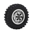 thumbnail image 2 of RC Metal Rims Rubber Tires,Wheel Rims Tires,2pcs/set 55mm Metal Wheel Rims Tires Set for 1/24 RC Car Wheel Rim Rubber Tyre[Silver], 2 of 9