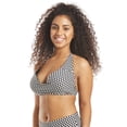 thumbnail image 4 of Coco Reef Womens CAPE DOT Verso Halter Reversible Underwire Bikini Swim Top Size-36C Color-White, 4 of 7