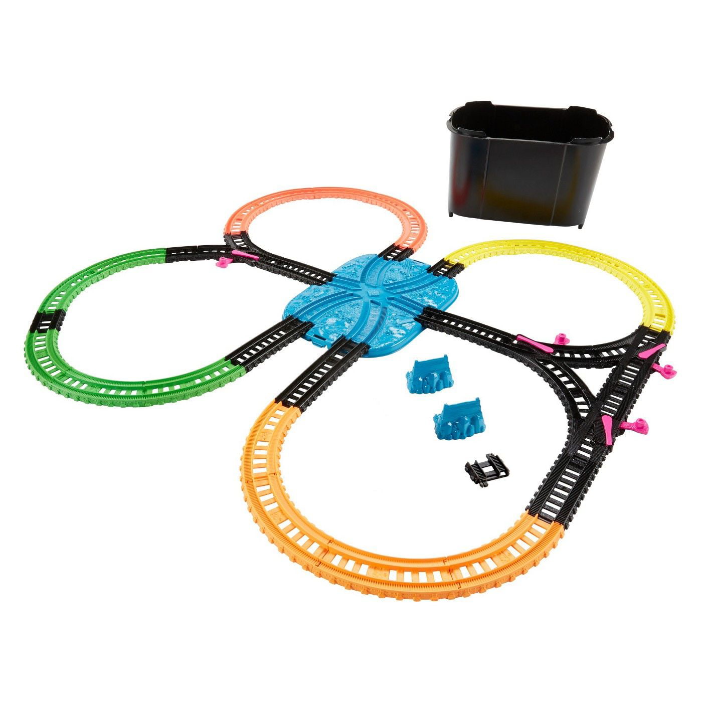 Thomas & Friends TrackMaster Hyper Glow Track Bucket Pack Kids Cognitive Learn 