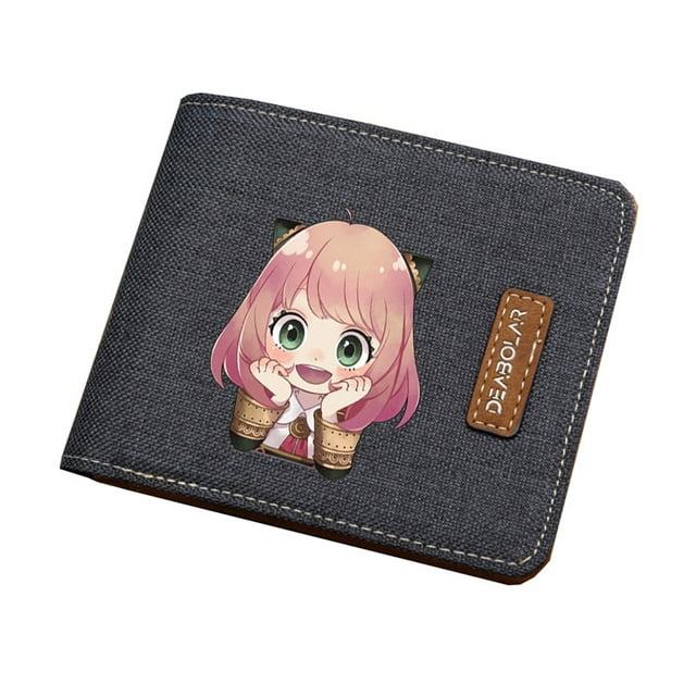 Lienzo delgado y plegable con personajes de anime de Wallet Spys Family