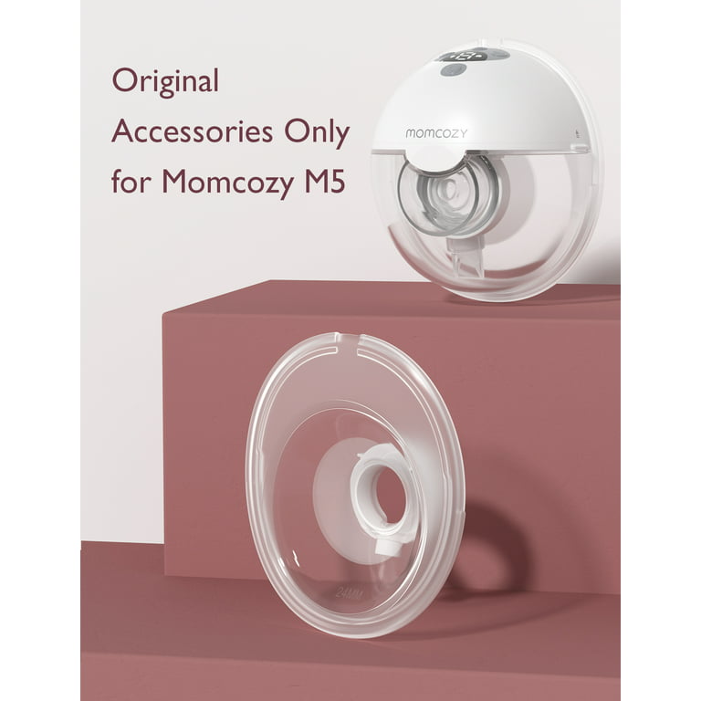 Momcozy Flange Insert 15mm Compatible with Momcozy M5. Original M5 Breast  Pump Replacement Accessories, 1PC (15mm) : : Baby