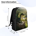 thumbnail image 4 of Fotbe Deep Forest Stone Green Dragon Mochila de Viaje para Laptop, Mochila Ejecutiva Delgada y Resistente 15.6", 4 of 8