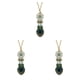 thumbnail image 4 of Jumpingount Collar de cadena larga de plumas de pavo real, colgante colgante fácil de combinar, joyería delicada, regalo para mujer, fiesta de Type1 NO1, 4 of 6