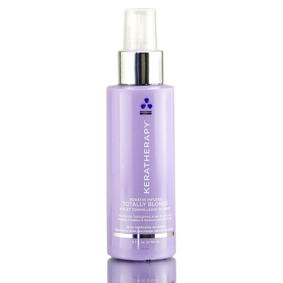 Keratherapy Totally Blonde Violet Toning Leave-in Spray - 3.7 oz
