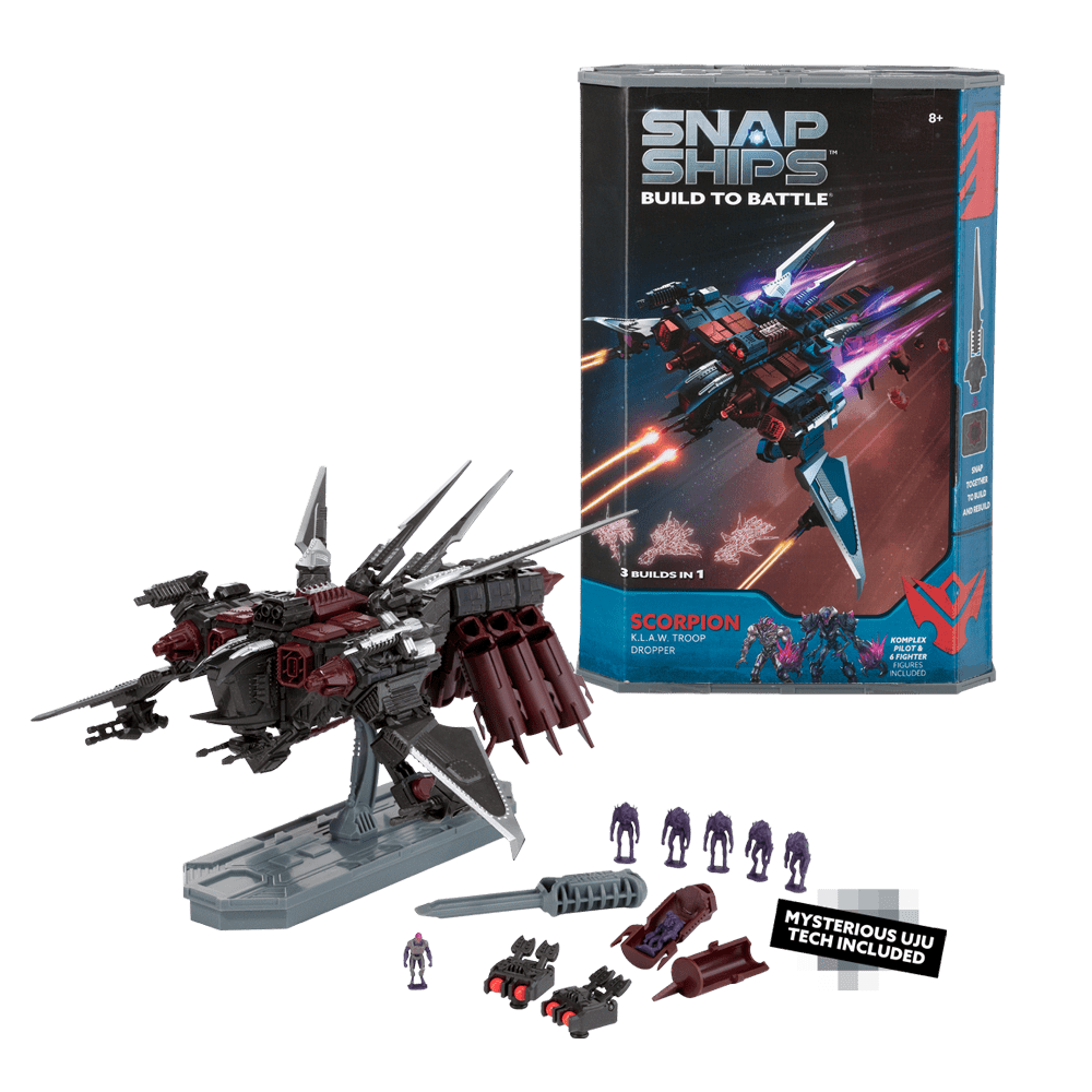 Stealth Craft Kit for Ages 8 for sale online Snap Ships Build to Battle Locust K.l.a.w 