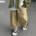 thumbnail image 5 of Pantalones de pierna recta para niños, estilo coreano informal, nueva temporada de primavera/otoño, estilo largo, venta directa de fábrica de Hip Hop, 5 of 5