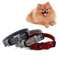 thumbnail image 3 of Koszal Dog Collar Flower Pattern Softness Dog Tool Safety Reflective Dog Collar with Buckle for Dog, 3 of 7