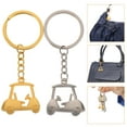 thumbnail image 4 of WHAMVOX 2Pcs Key Ring Delicate Design Metal Keychain for Golf Cart Theme, 4 of 8