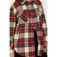 thumbnail image 3 of Fornia Women's Plaid Print Shacket - SHKT-TRT-BLU   US, 3 of 4