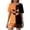 d-30Orange15, variant on MEZZALL Halloween Pajamas for Women Soft Lightweight Crew Neck Short Sleeve Tops Sleep Shorts Set Pumpkin Pattern Loungewear for Night Indoor Lounging Holiday 2 Piece Pjs