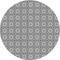 thumbnail image 1 of Ahgly Company Indoor Round Patterned Gray Cloud Gray Area Rugs, 3' Round, 1 of 6