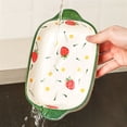 thumbnail image 4 of Home Rectangular Baking Bowl Microwave Oven Special Utensils Double Ear Ceramic Baking Dish Cheese Baked Rice Plate, 4 of 6