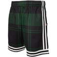 thumbnail image 2 of Men's Mitchell & Ness x Uninterrupted Kelly Green/Black Boston Celtics Hardwood Classics Swingman Shorts, 2 of 3