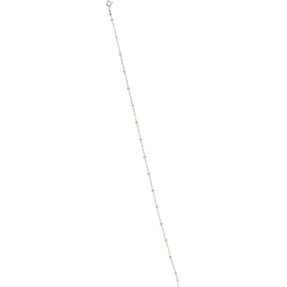 Signature Sterling Silver Singapore Anklet One Size
