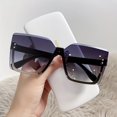 thumbnail image 2 of Stylish Semi-Rimless Fashion Sunglasses for Women & Men - UV400 Protection for Beach, Driving & More!, 2 of 6
