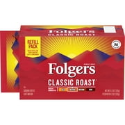 Folgers Classic Roast Ground Coffee, Medium Roast Coffee, 11.3 Ounce Canister
