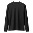 thumbnail image 5 of GEWSEY Men's Long Sleeve Shirts UPF 50+ UV Sun Protection Athletic Shirts for Hiking Running Workout Rash Guard (Black, S), 5 of 5