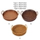 thumbnail image 4 of Bearachild Bandeja tejida hecha a mano, bandejas de almacenamiento, de pan, cesta de almacenamiento portátil para aperitivos, gran capacidad, Type3 NO3, 4 of 6