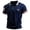 Blue, variant on T Shirts for Man Men's Casual Shirt Stars and Stripes Usa 250Th Anniversary Patriotic Graphic Print Short Sleeve Turn Down Collar Breathable for Daily Wear Army Green L